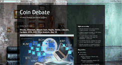 Desktop Screenshot of coindebate.com
